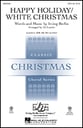 Happy Holiday/White Christmas SAB choral sheet music cover